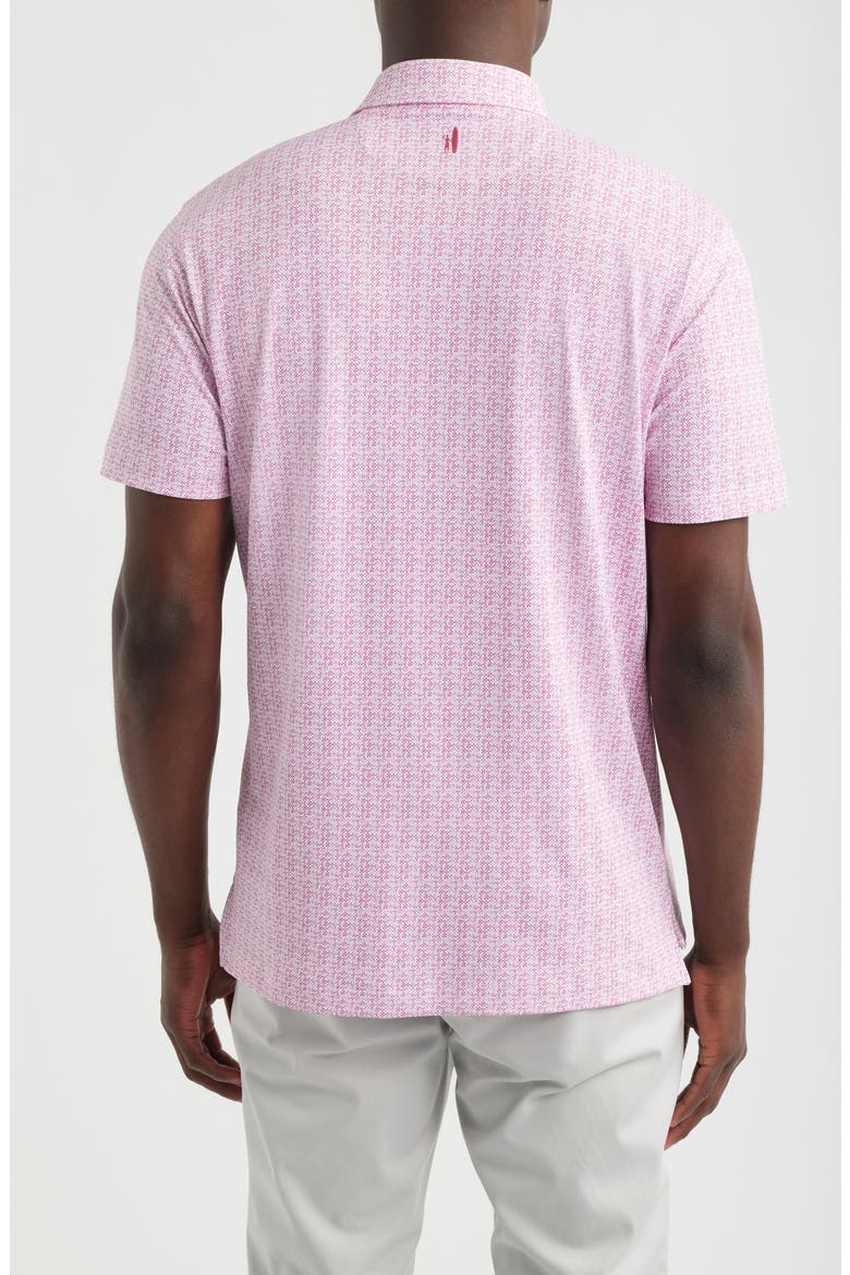 Vintage Floral Performance Jersey Polo, Alternate, color, PALM BEACH
