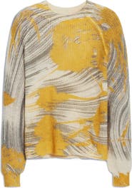 Desigual Abstract Print Crewneck Sweater