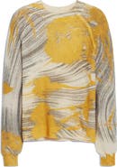 Desigual Abstract Print Crewneck Sweater