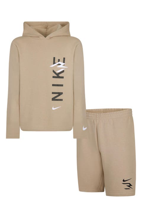 Kids' Logo Pullover Hoodie & Shorts Set (Big Kid)