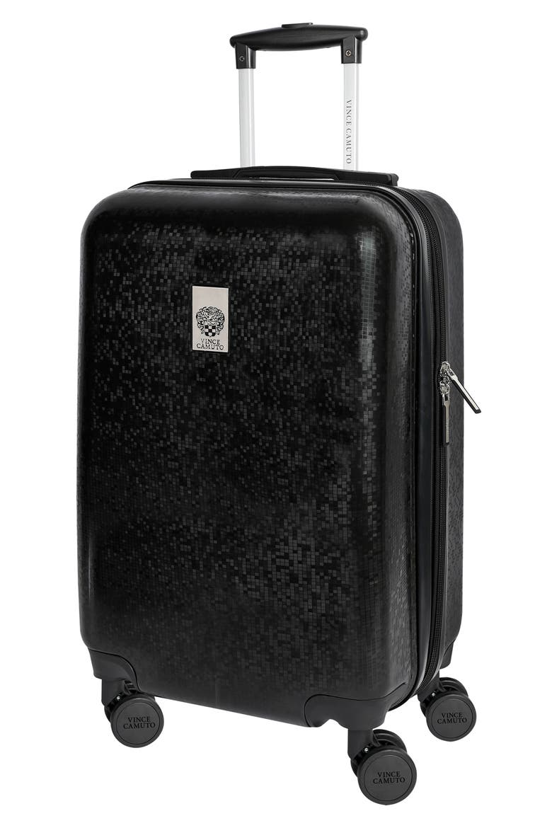 Ayden 24" Hardshell Spinner Suitcase, Main, color, BLACK