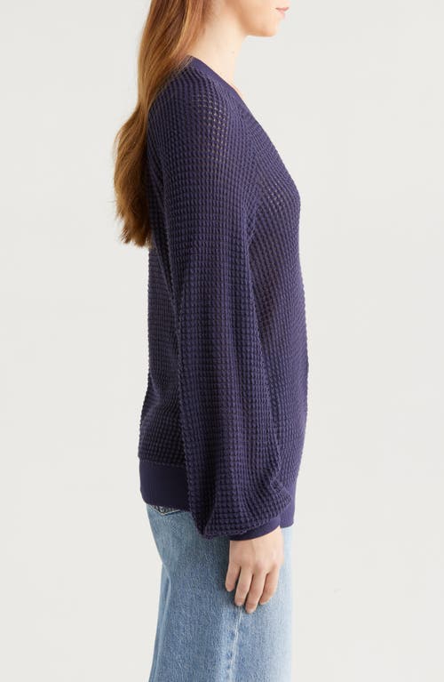 GIBSONLOOK GIBSONLOOK COURTSIDE OPEN STITCH SWEATER 