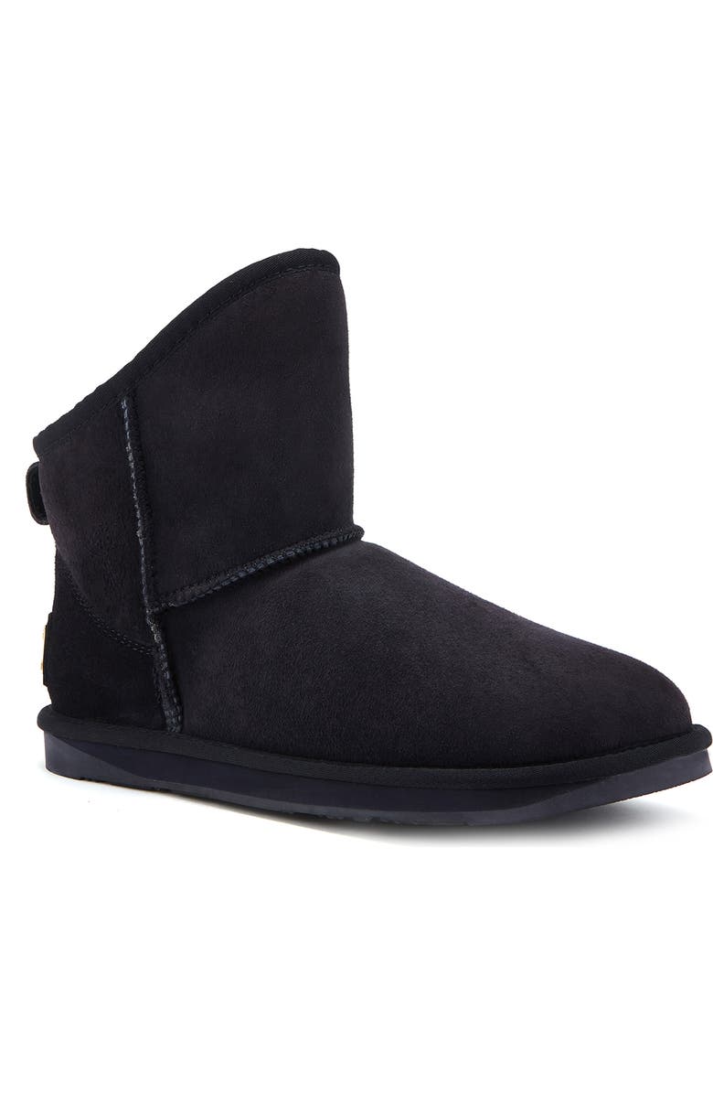 Australia Luxe Collective Cosy Xtra Short Genuine Shearling Bootie, Main, color, Navy