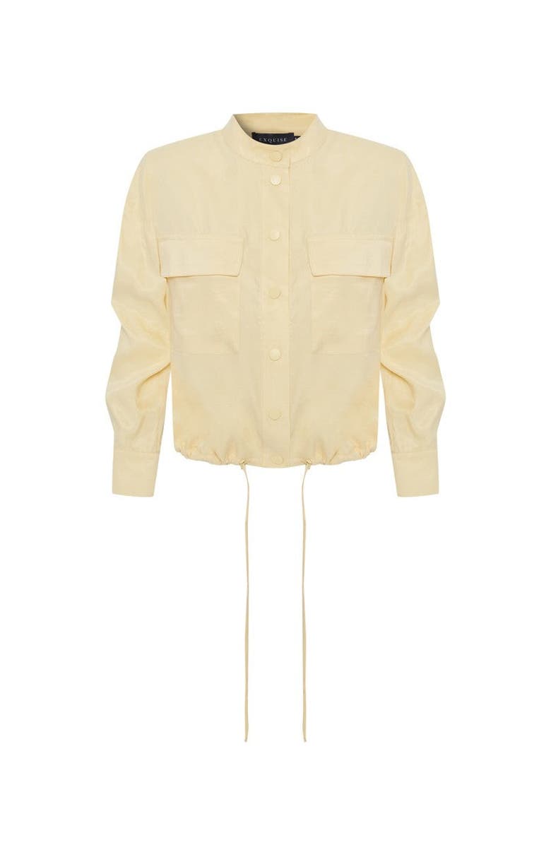 Exquise Ariel Bomber Jacket, Alternate, color, Yellow