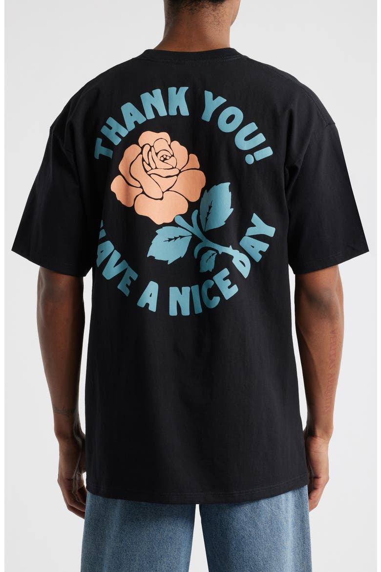 Well Wishes Graphic T-Shirt (Nordstrom Exclusive), Alternate, color, BLACK