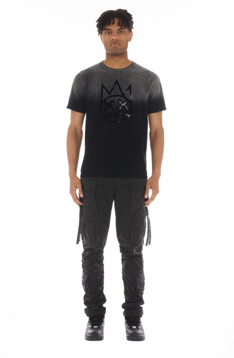 Cult of Individuality Rocker Slim Straight Leg Cargo Pants, Alternate, color, Vintage Black