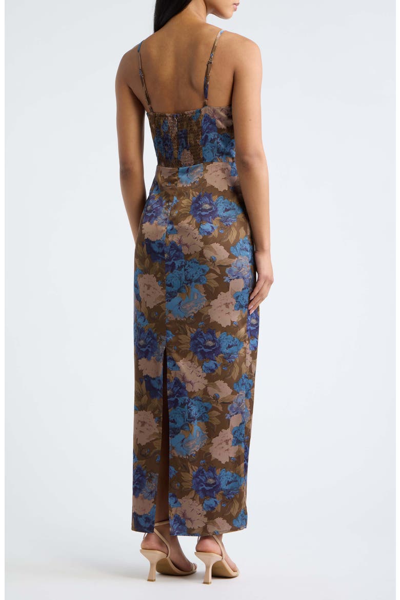 Austin Floral Maxi Dress, Alternate, color, NAVY FLORAL