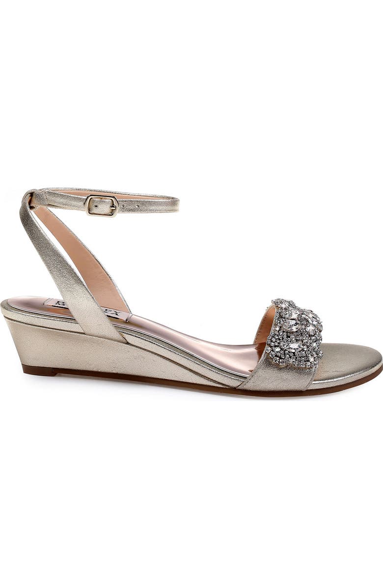 Badgley Mischka Collection Badgley Mischka Hatch Crystal Embellished Sandal, Alternate, color,