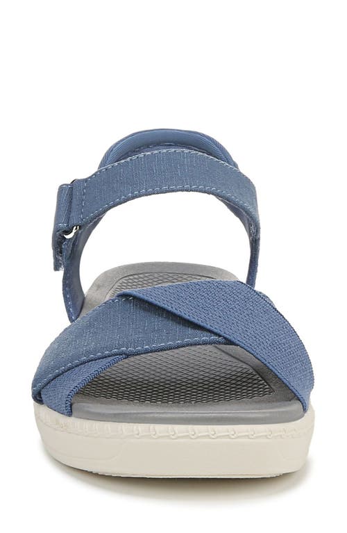 Bzees Lane Sandal In Blue Fabric