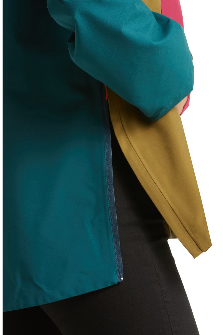 Cielo Rain Anorak, Alternate, color, DEEP OCEAN