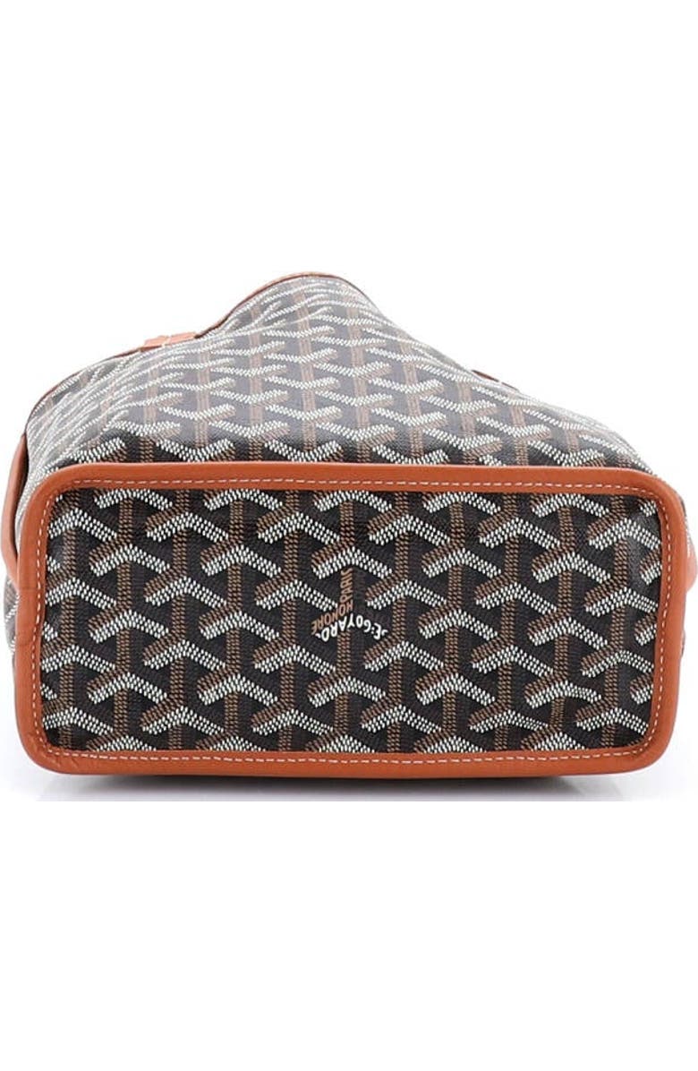 Pre-Owned Goyard Anjou Reversible Tote Coated Canvas Mini, Alternate, color, Brown