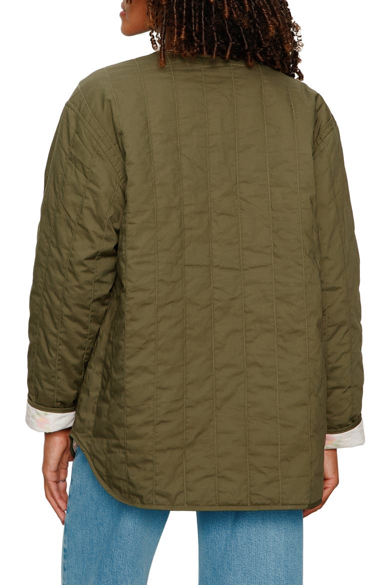 Reversible Cotton Quilted Jacket, Alternate, color, KALAMATA GREEN