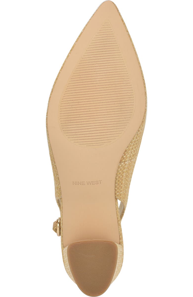 Nine West Kamsee Slingback Pointed Toe Pump, Alternate, color,