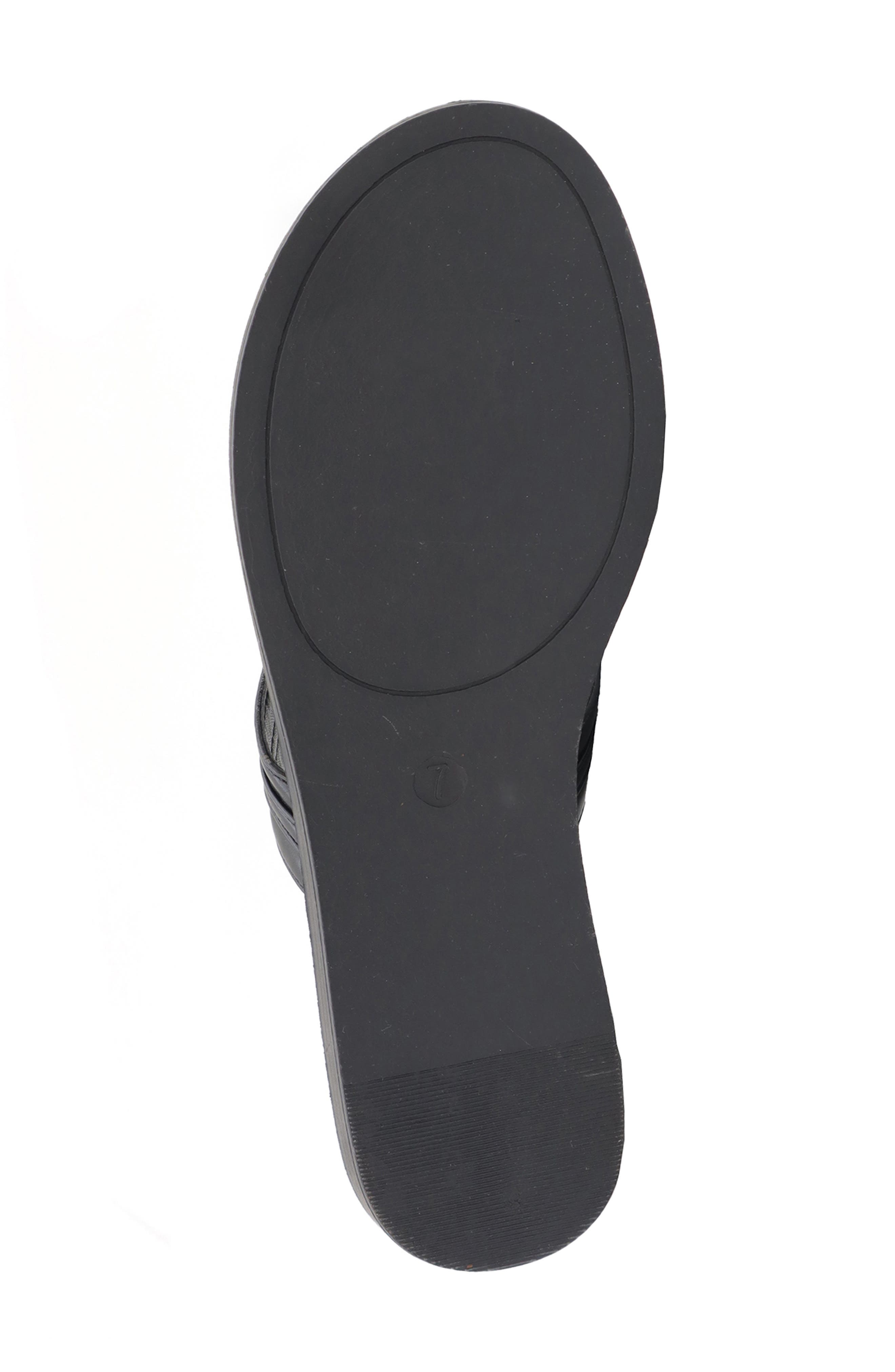 WLK by S. Miller Myles Embellished Sandal, Alternate, color, Black