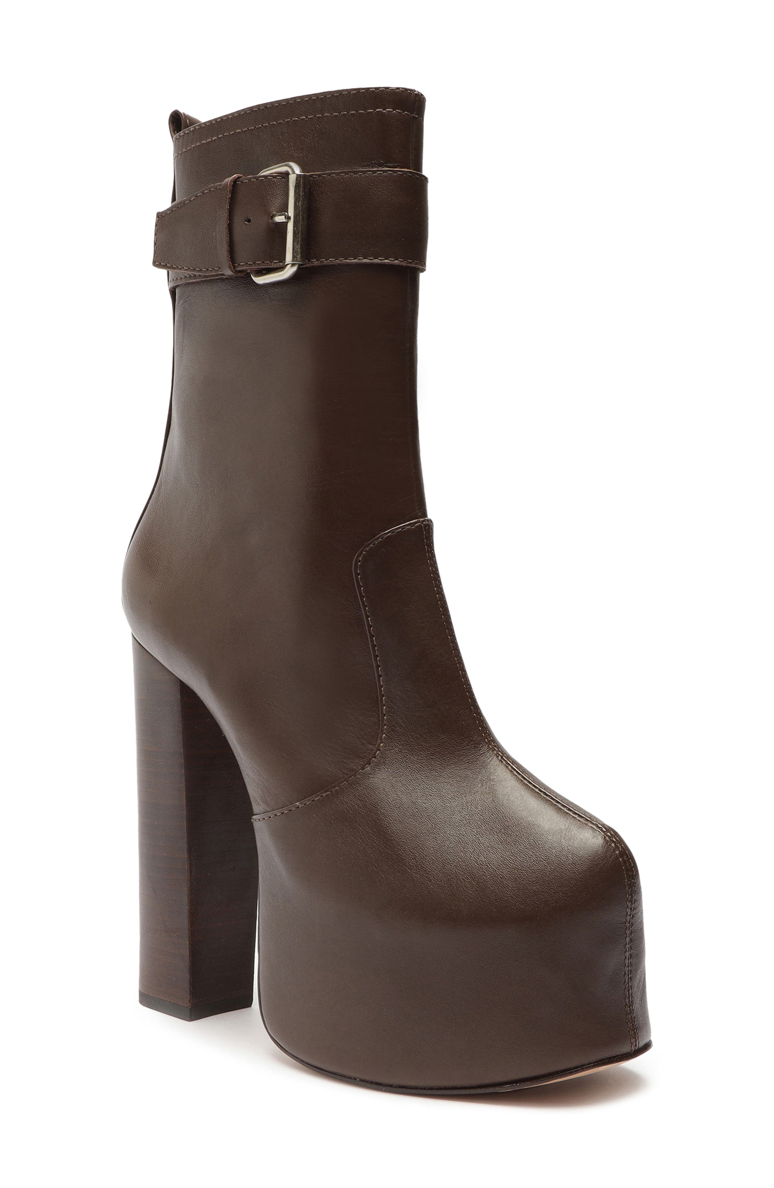 Aberdeen Buckle Platform Boot, Main, color, NEW BISON