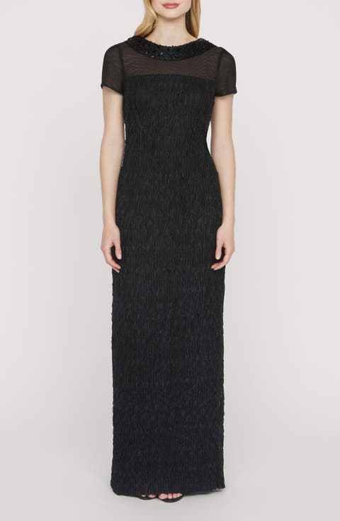 Inaya Embellished Column Gown