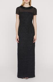 JS Collections Inaya Embellished Column Gown