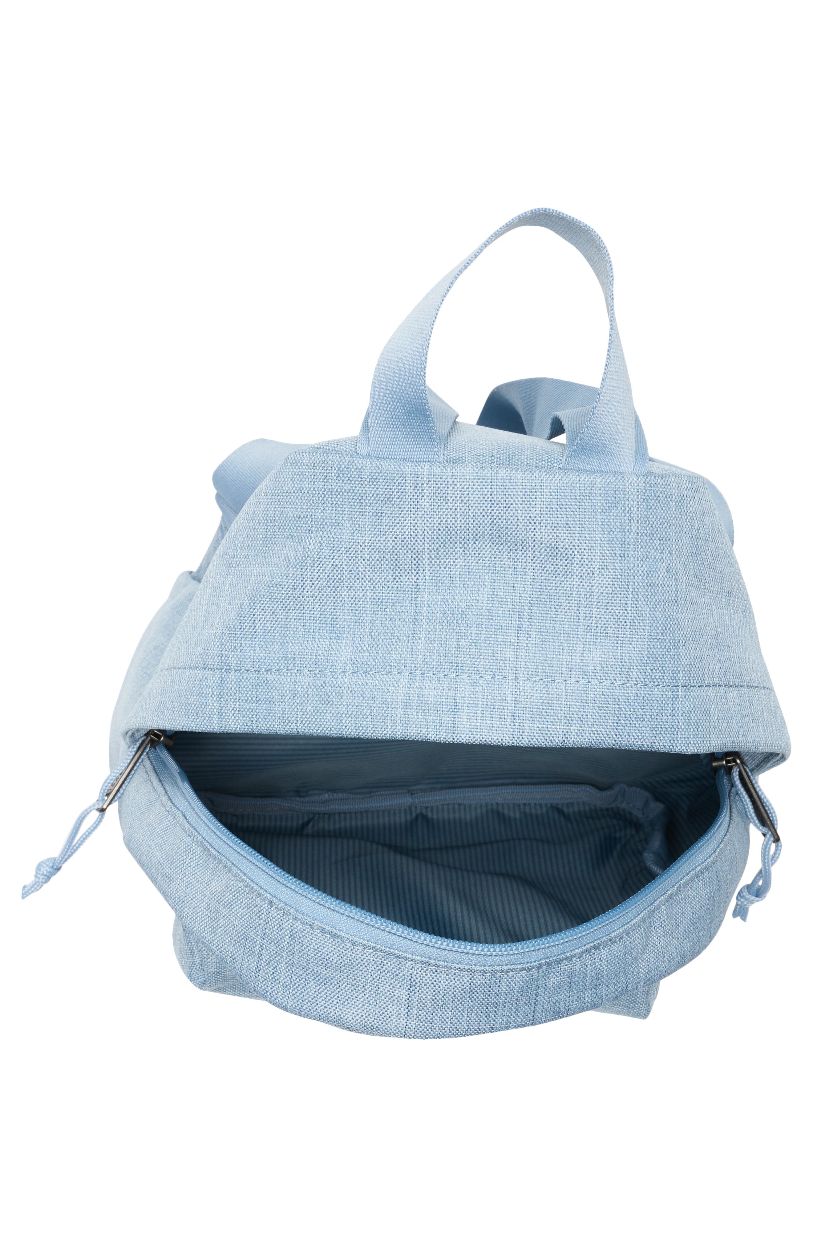 Classic Mini Backpack, Alternate, color, ASHLEY BLUE CROSSHATCH