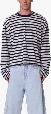 mnml Oversize Stripe Cotton T-Shirt