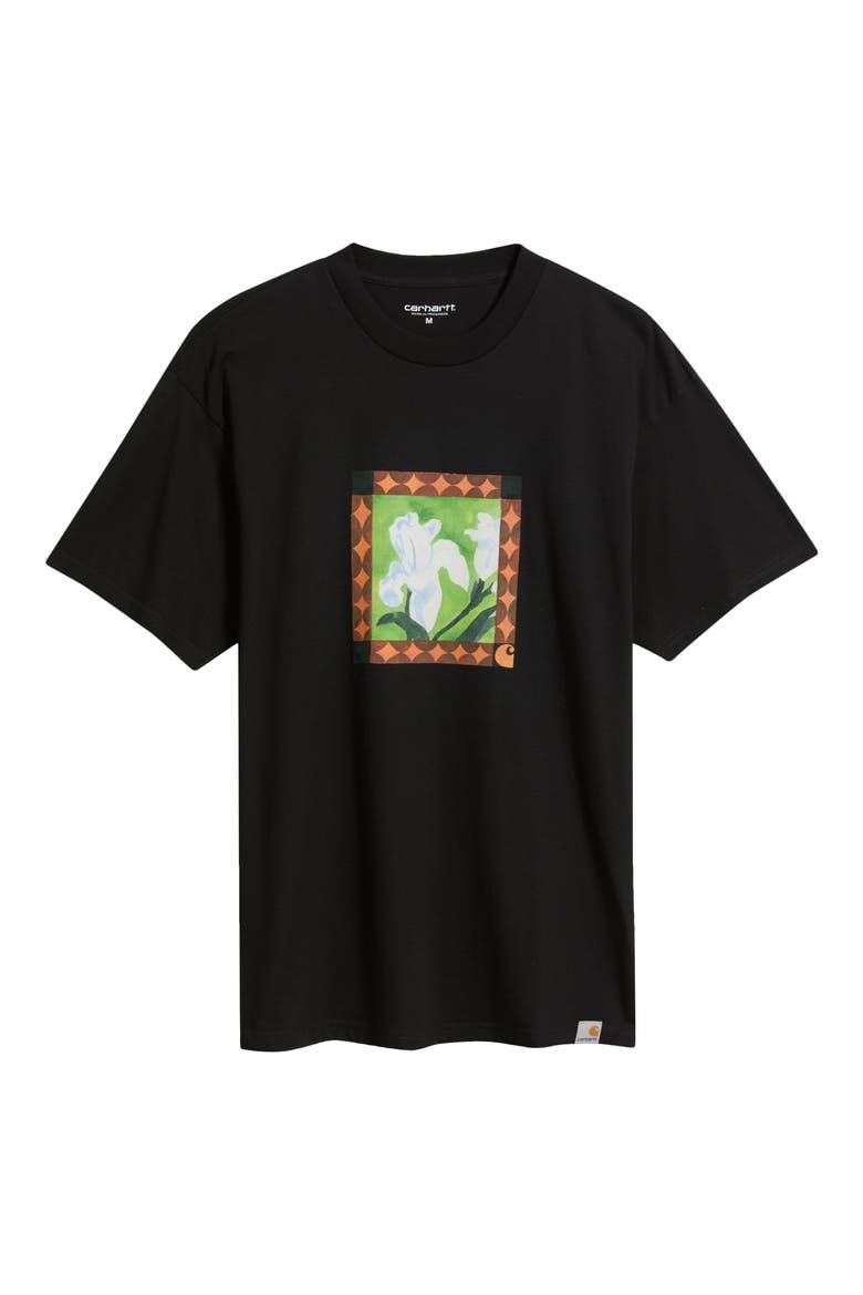 Julia Klenovsky Organic Cotton Graphic T-Shirt, Alternate, color, BLACK