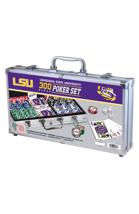 LSU Tigers 300 Piece Poker Set