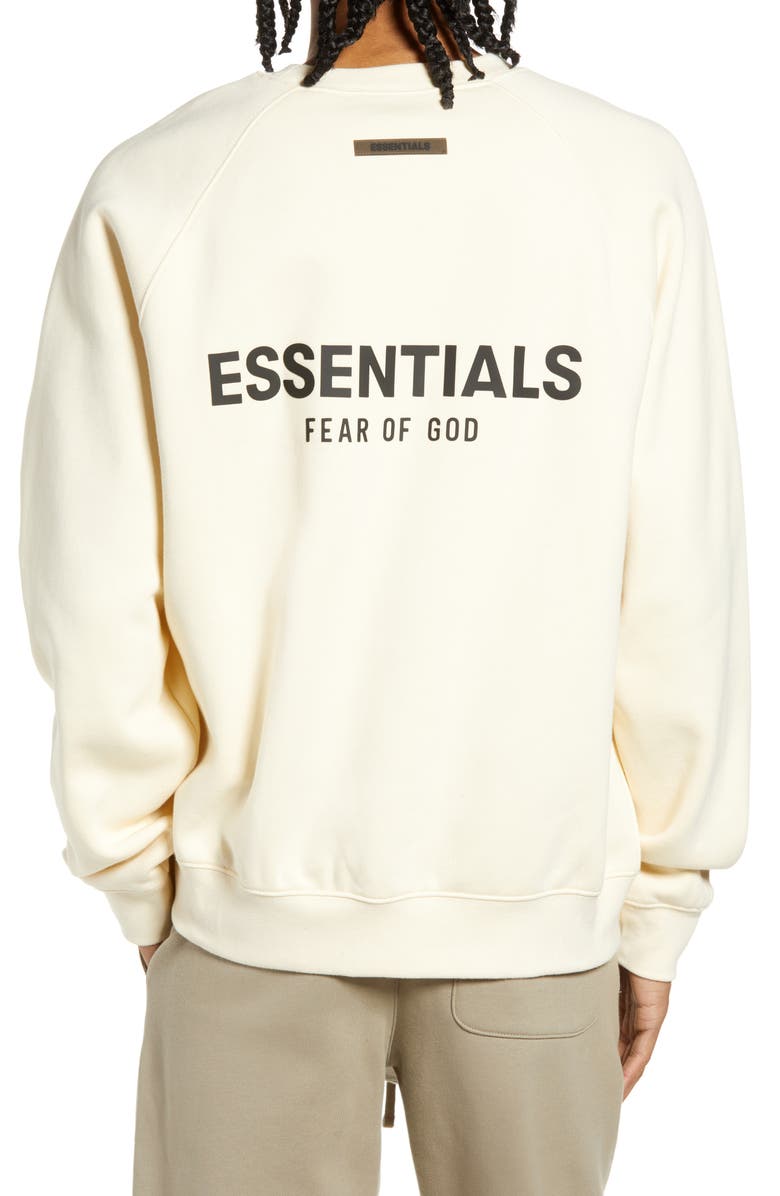 PacSun Fear of God Essentials Unisex Logo Sweatshirt, Alternate, color, 