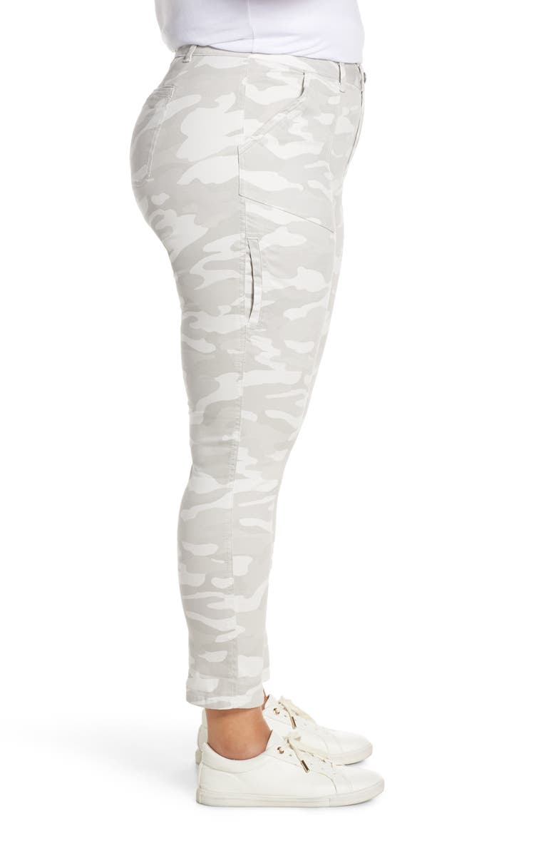 Wit & Wisdom Flex-ellent High Waist Stretch Cotton Cargo Pants, Alternate, color, 