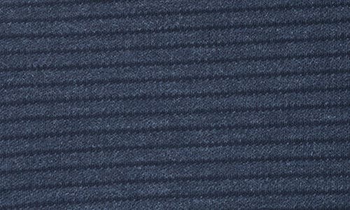 Robert Barakett Reyolds Stripe Knit Button-up Shirt In Blue