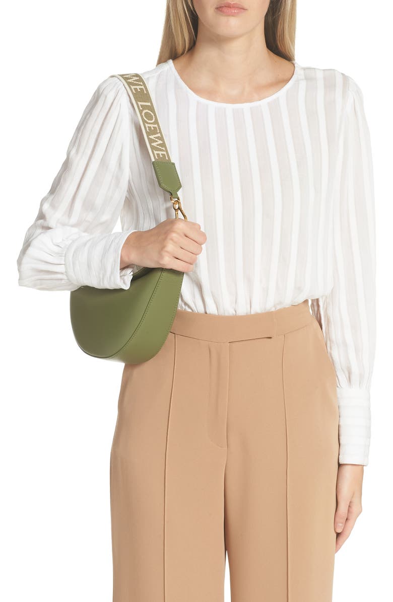 Loewe Small Luna Leather Shoulder Bag, Alternate, color,