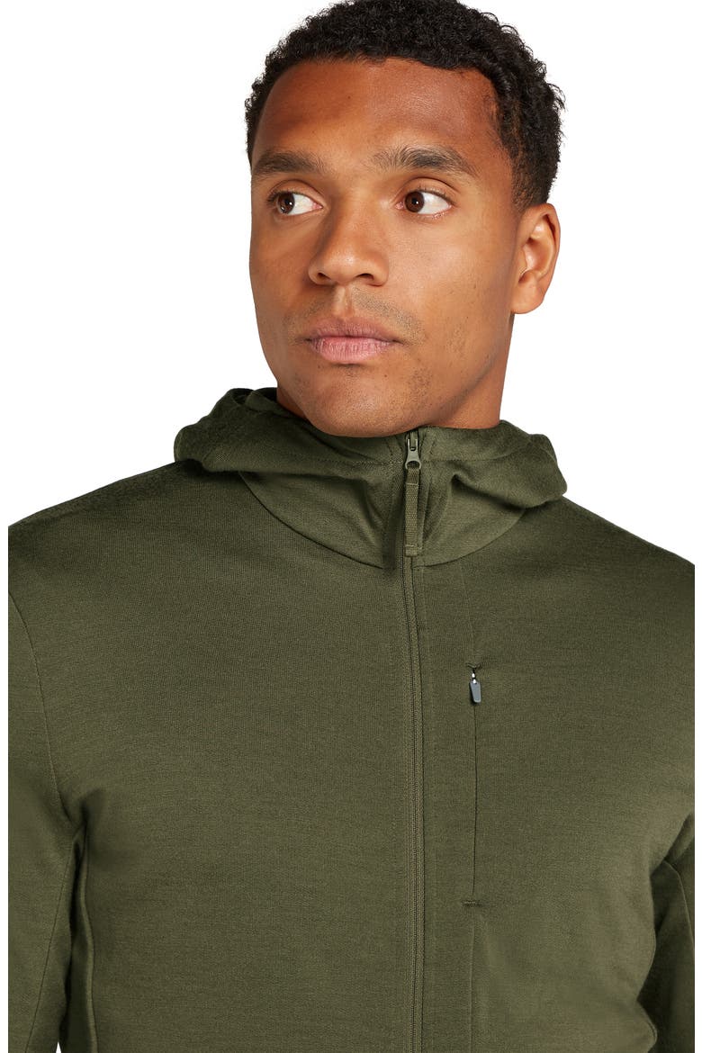 260 Quantum Merino Wool Hooded Jacket, Alternate, color, LODEN