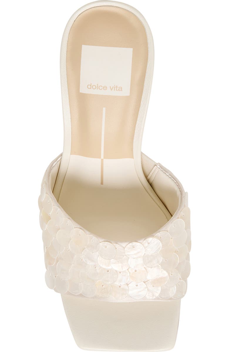 Dolce Vita Nandy Confetti Sandal, Alternate, color, Ivory Sequin