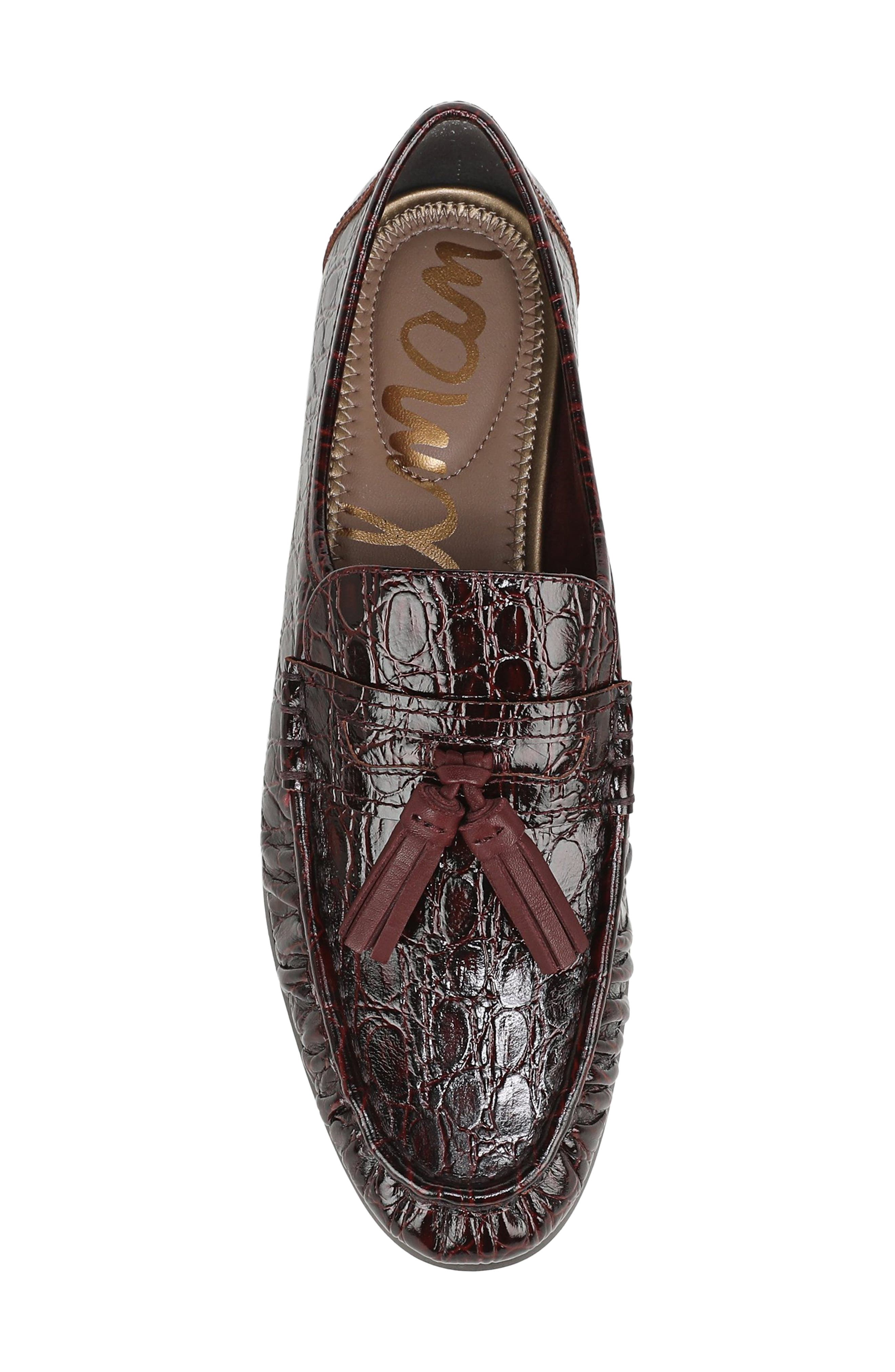 Lana Tassel Loafer, Alternate, color, MERLOT