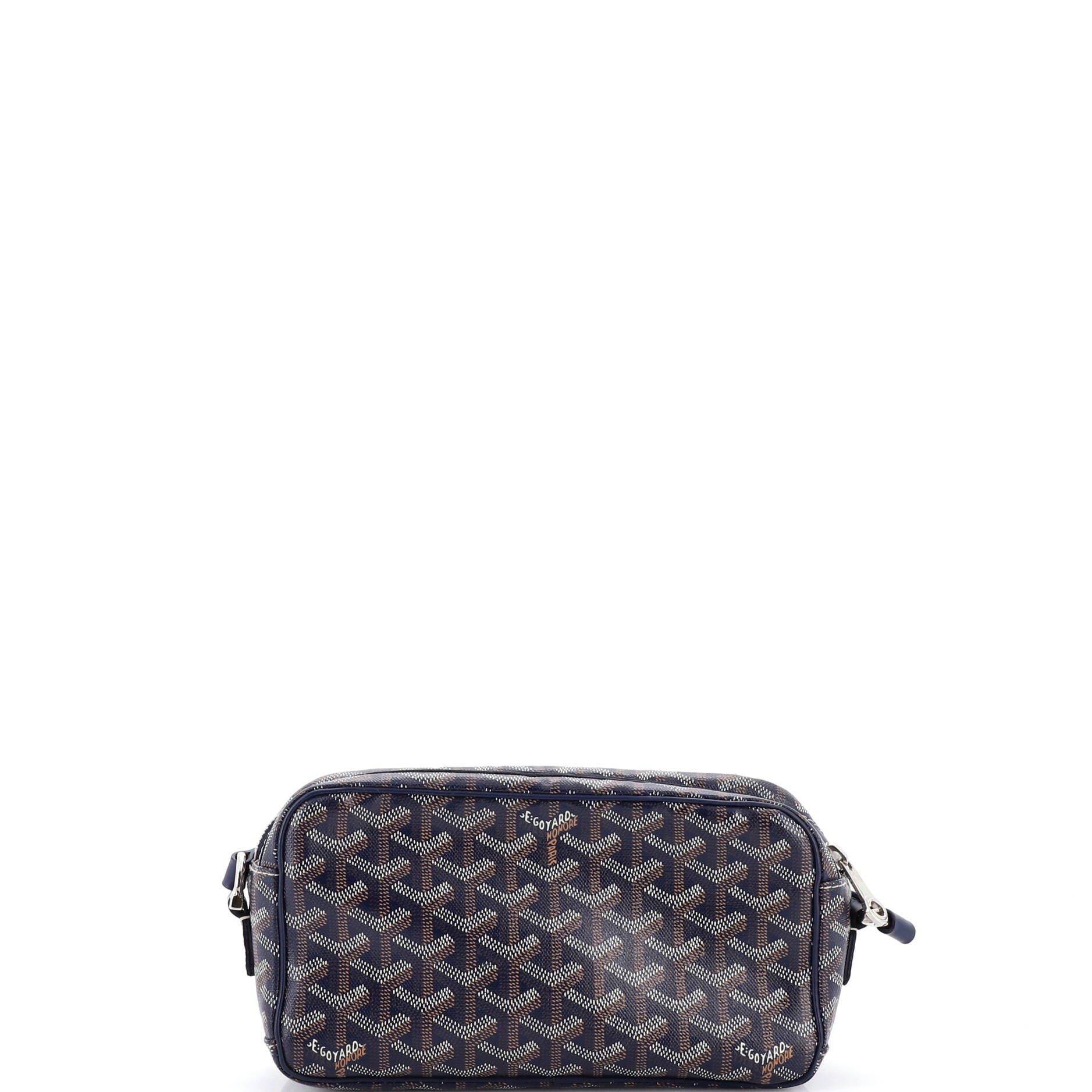 Pre-Owned Goyard Cap Vert Bag Coated Canvas, Alternate, color, Blue