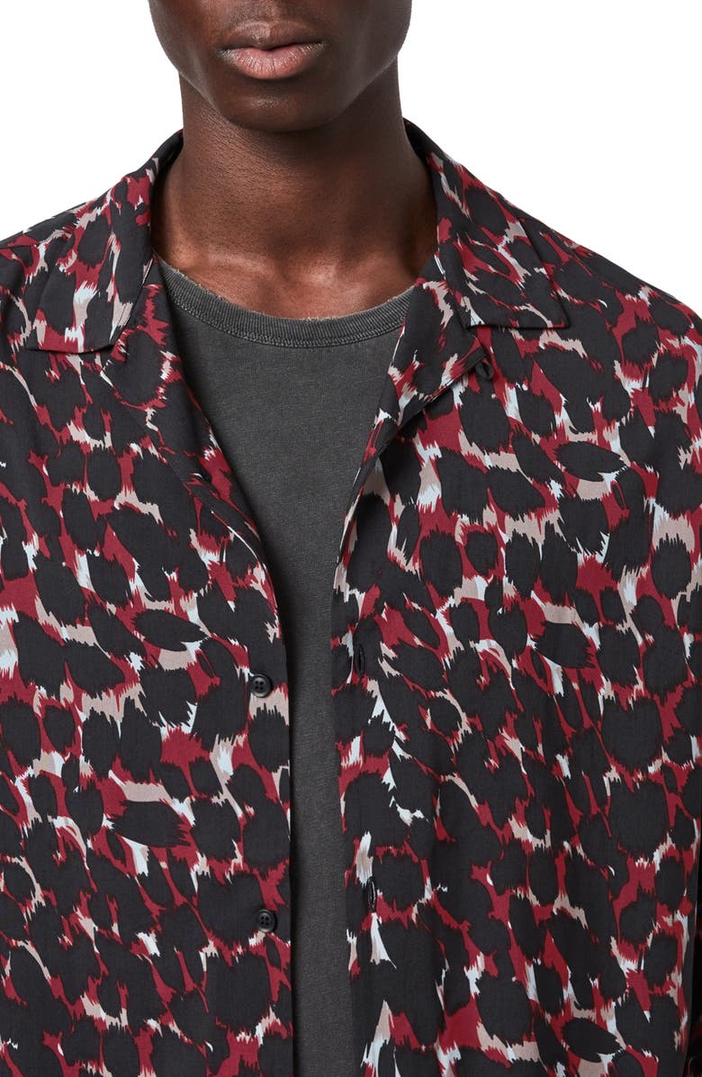 AllSaints Jackson Print Button-Up Shirt, Alternate, color,