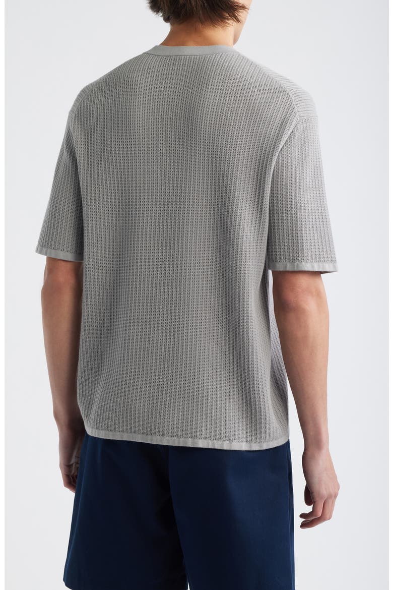 Tactile Cotton Open Stitch T-Shirt, Alternate, color, NEW DARK VAPOR