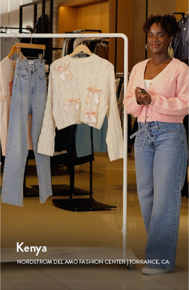 Bow Detail Sweater, sales video thumbnail