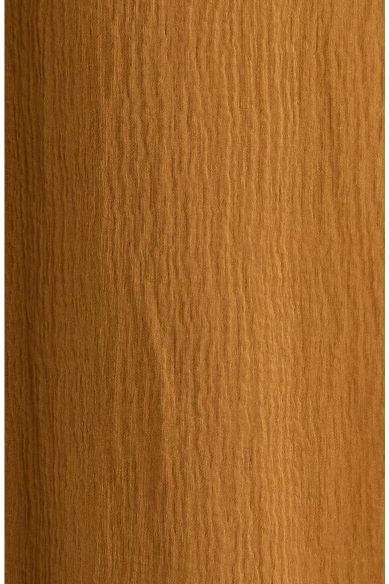 The Wisp Tie Neck Silk Shift Dress, Alternate, color, BRONZE