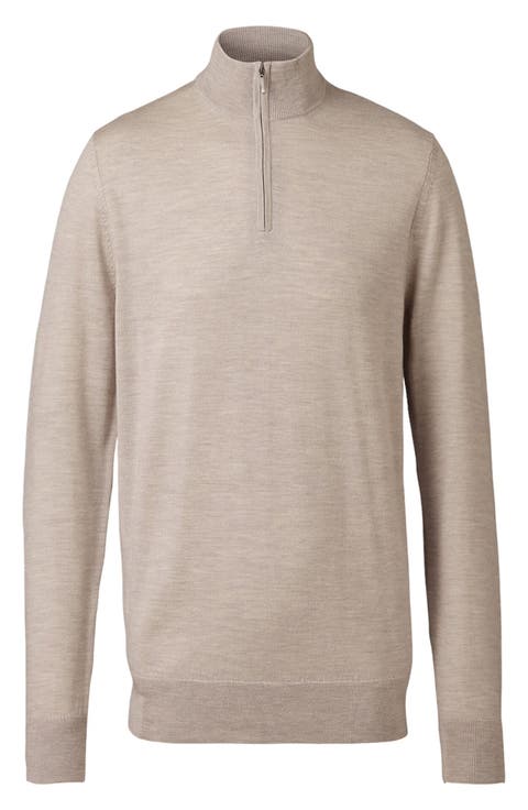 Pure Merino Zip Neck Sweater