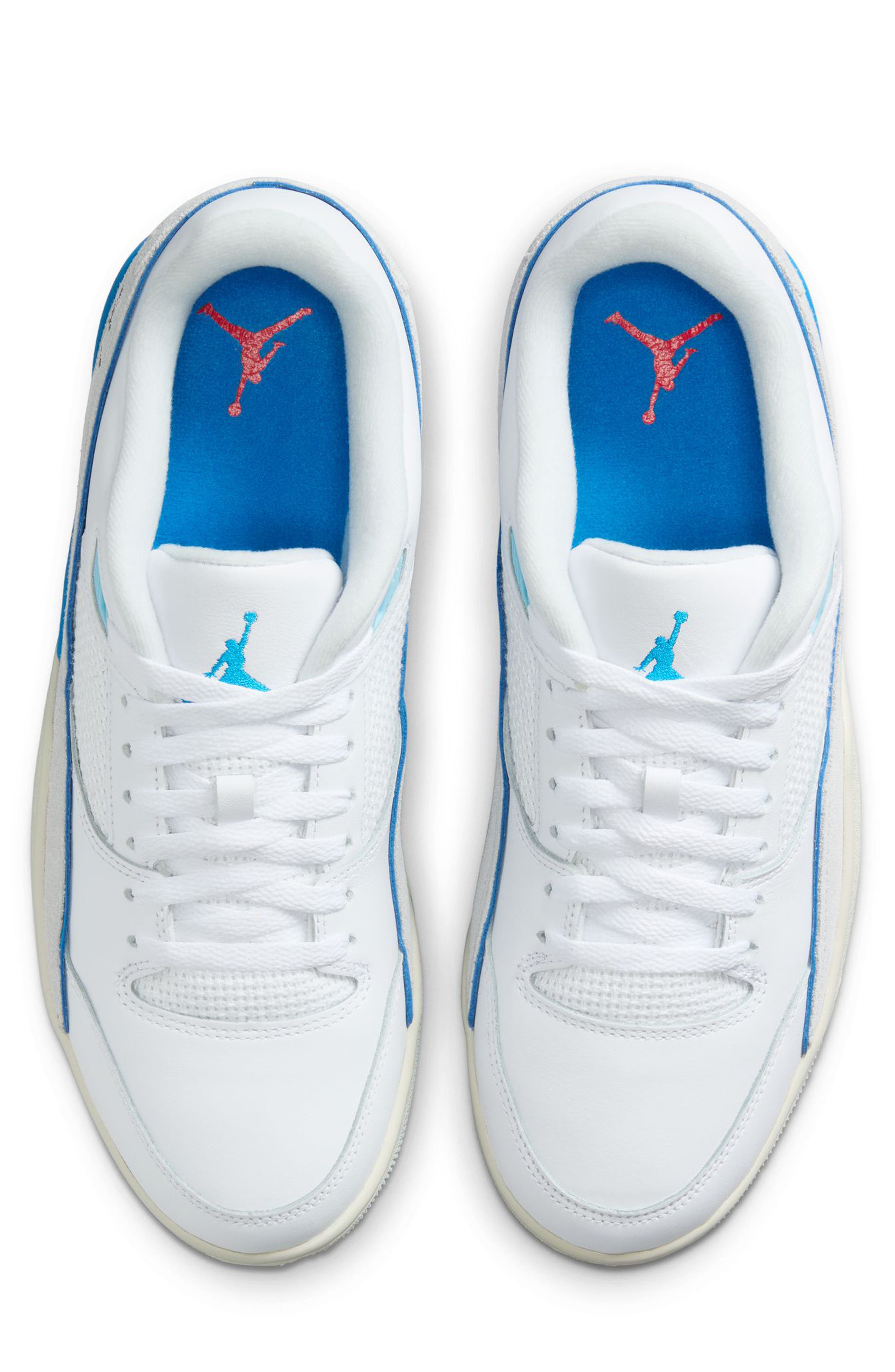 Jordan Flight Court Sneaker, Alternate, color, White/ Photo Blue