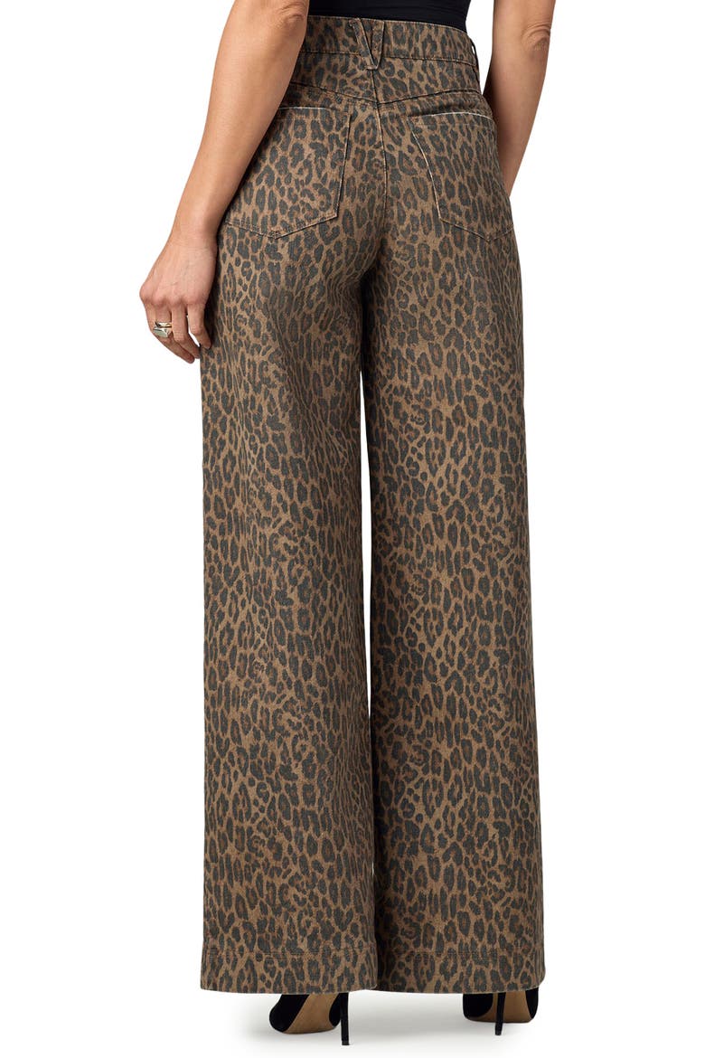 Gracie Skyrise Double Side Seam Wide Leg Jeans, Alternate, color, MOCHA BLACK MULTI