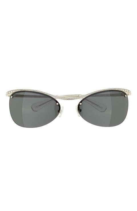 63mm Irregular Sunglasses