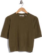 FRAME Pointelle Ruched Sweater