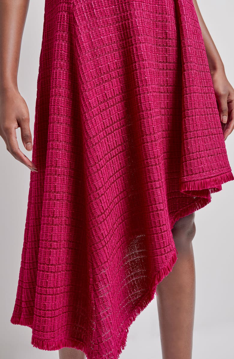 Misook Tonal Textured Fit & Flare Cocktail Dress, Alternate, color, 