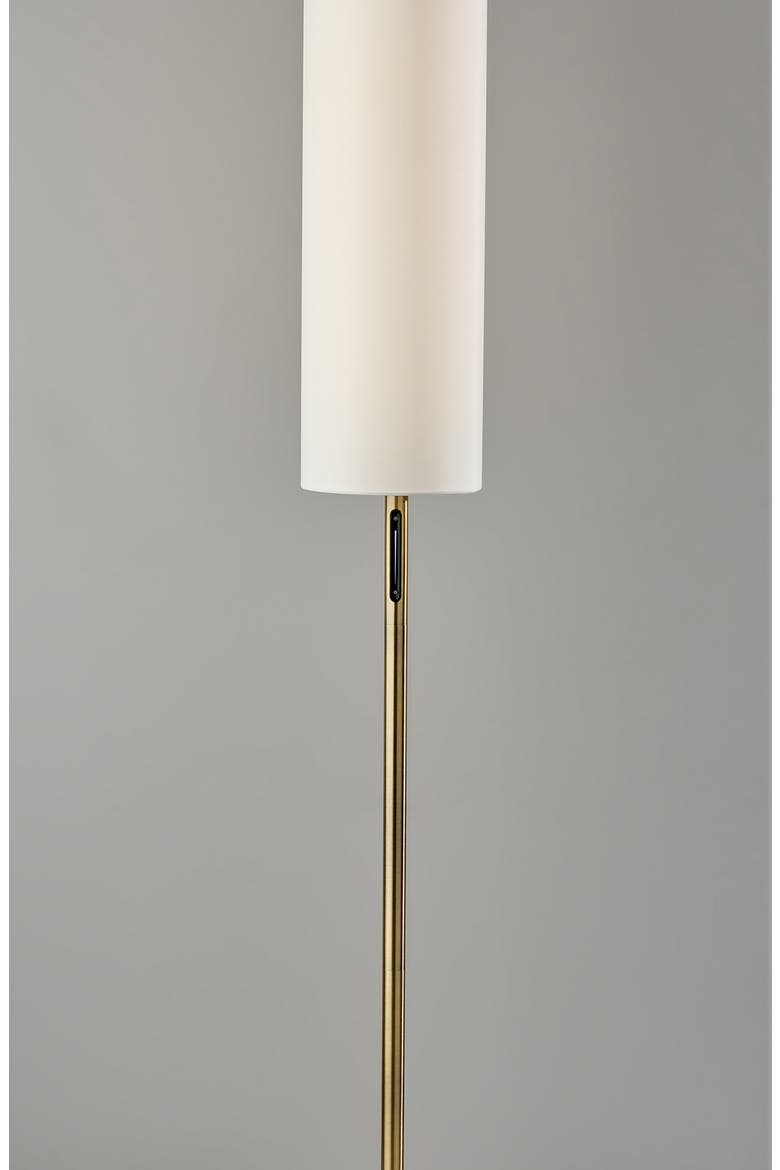 Matilda LED Floor Lamp, Alternate, color, ANTIQUE BRASS