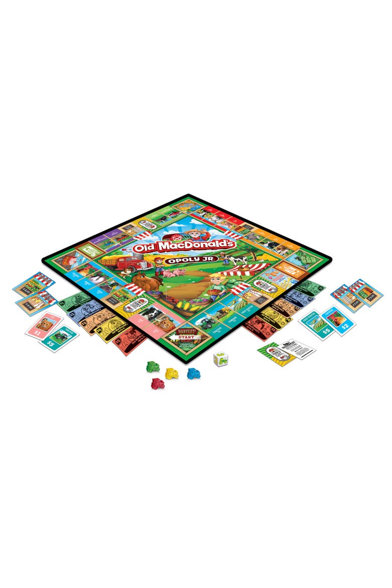 Old MacDonald's Opoly Junior, Alternate, color, Multicolor