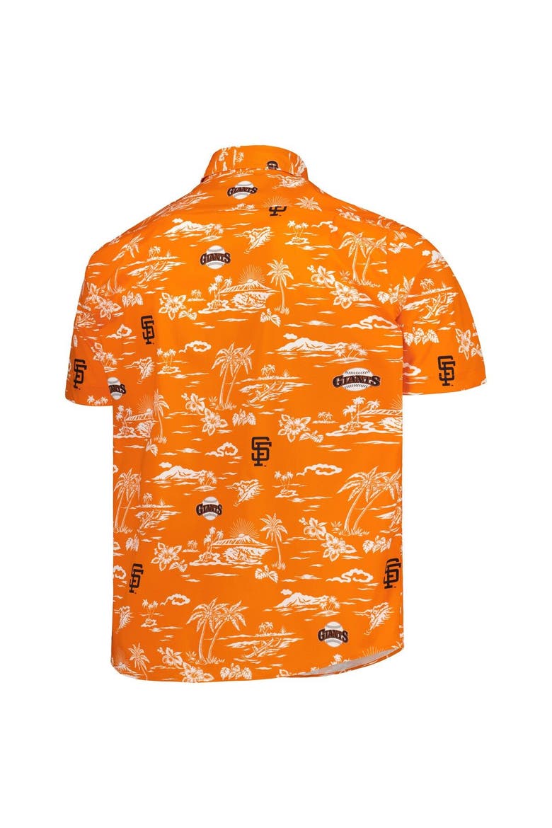 Men's Reyn Spooner Orange San Francisco Giants Kekai Button-Down Shirt, Alternate, color, Orange