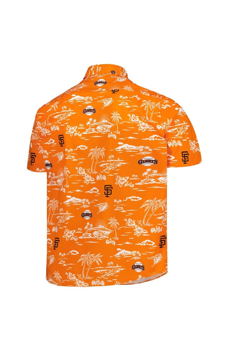 Reyn Spooner Men's Reyn Spooner Orange San Francisco Giants Kekai Button-Down Shirt, Alternate, color,
