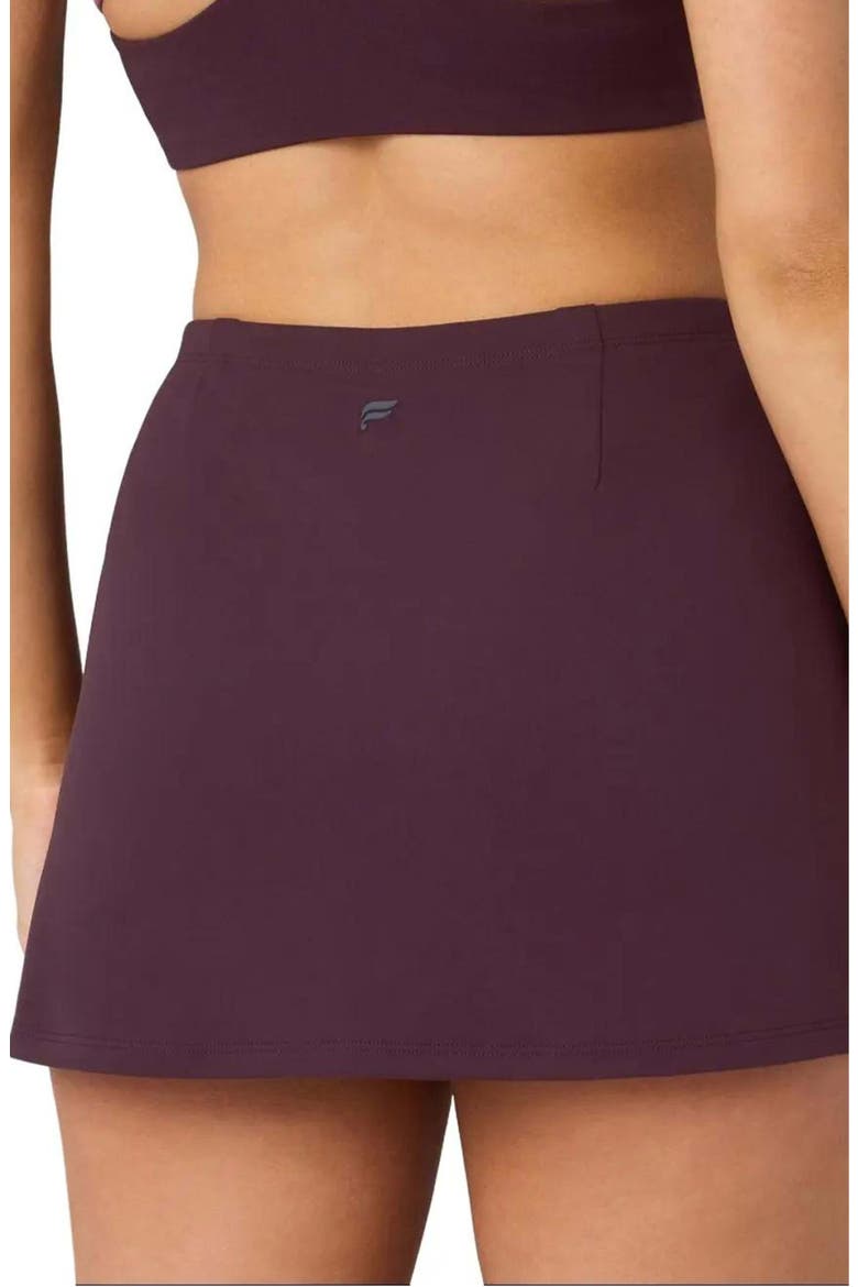 PureLuxe Mini Skirt, Alternate, color, Oxblood