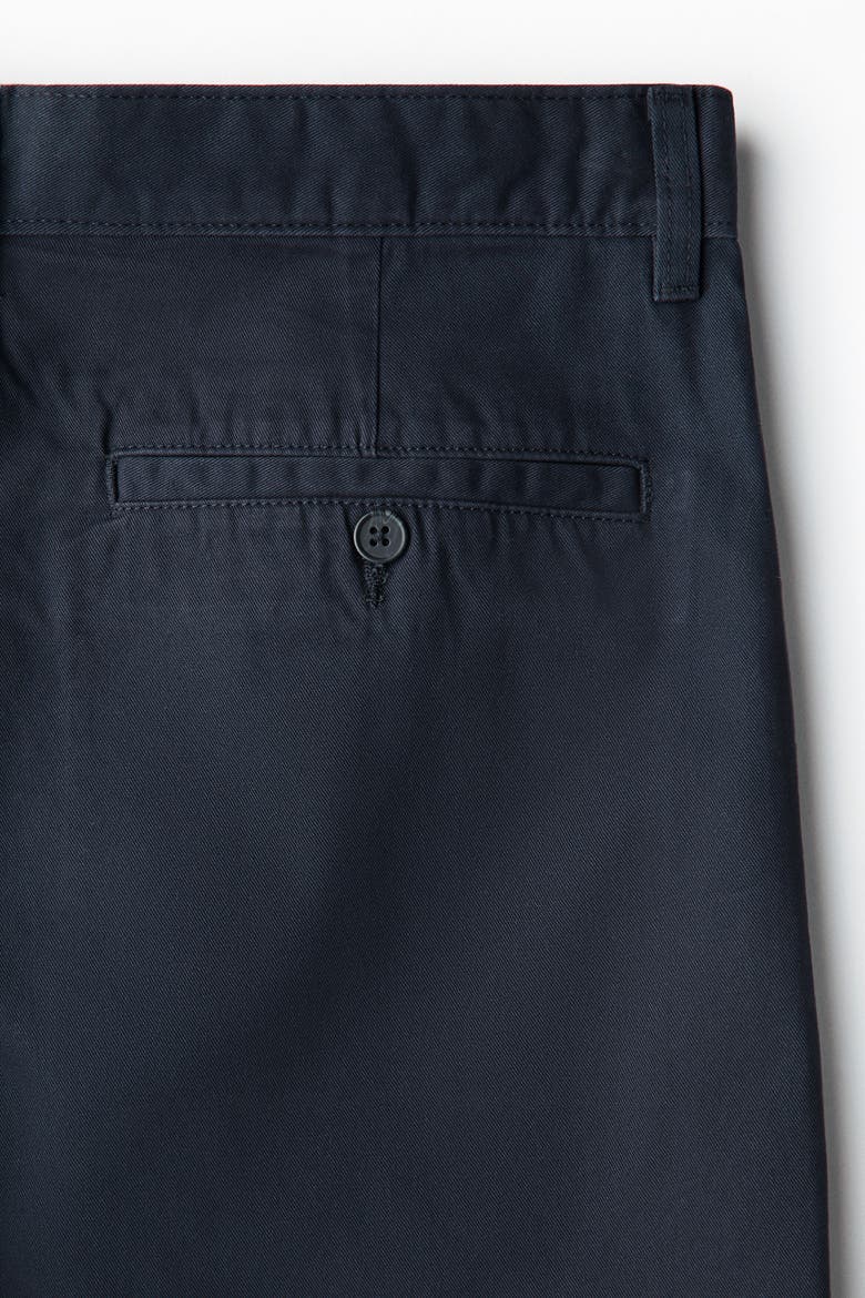 Relaxed Fit Chino Shorts, Alternate, color, Navy blue