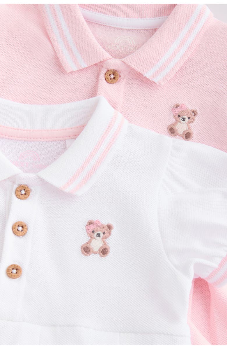 NEXT Kids' Set of 2 Assorted Tennis Dresses, Alternate, color, Pink/ White